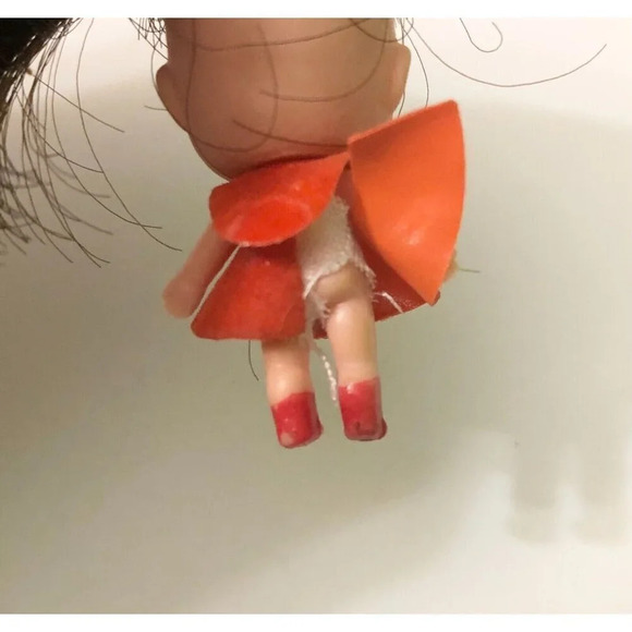 Vtg 1970s Wee Wuvables Necklace Doll Liddle Kiddles Clone Missing Chain - Picture 5 of 11